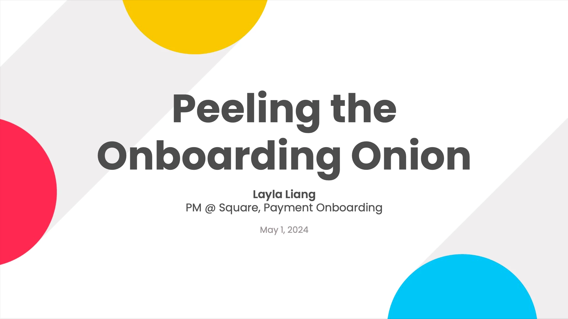 Peeling the Onboarding Onion