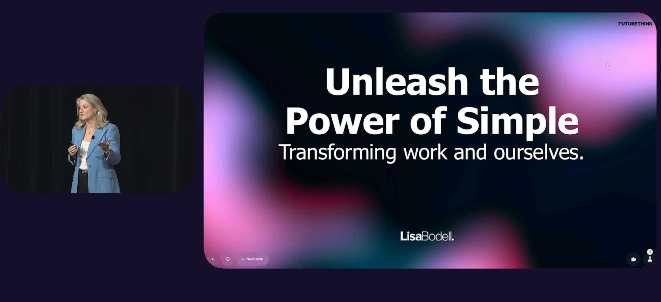 Unleash the Power of Simple: Transforming work to deliver our full potential