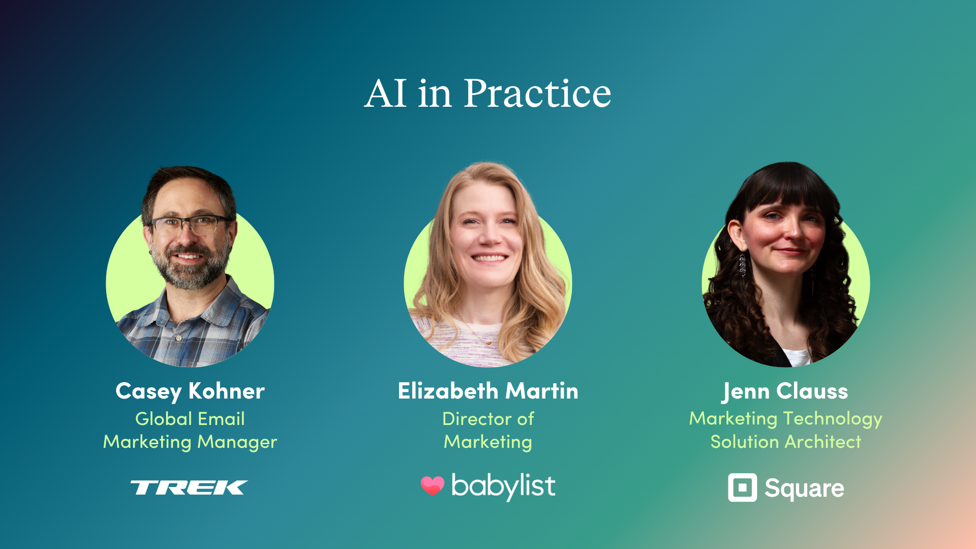 AI in Practice: Three Marketing Teams. Three Lessons.