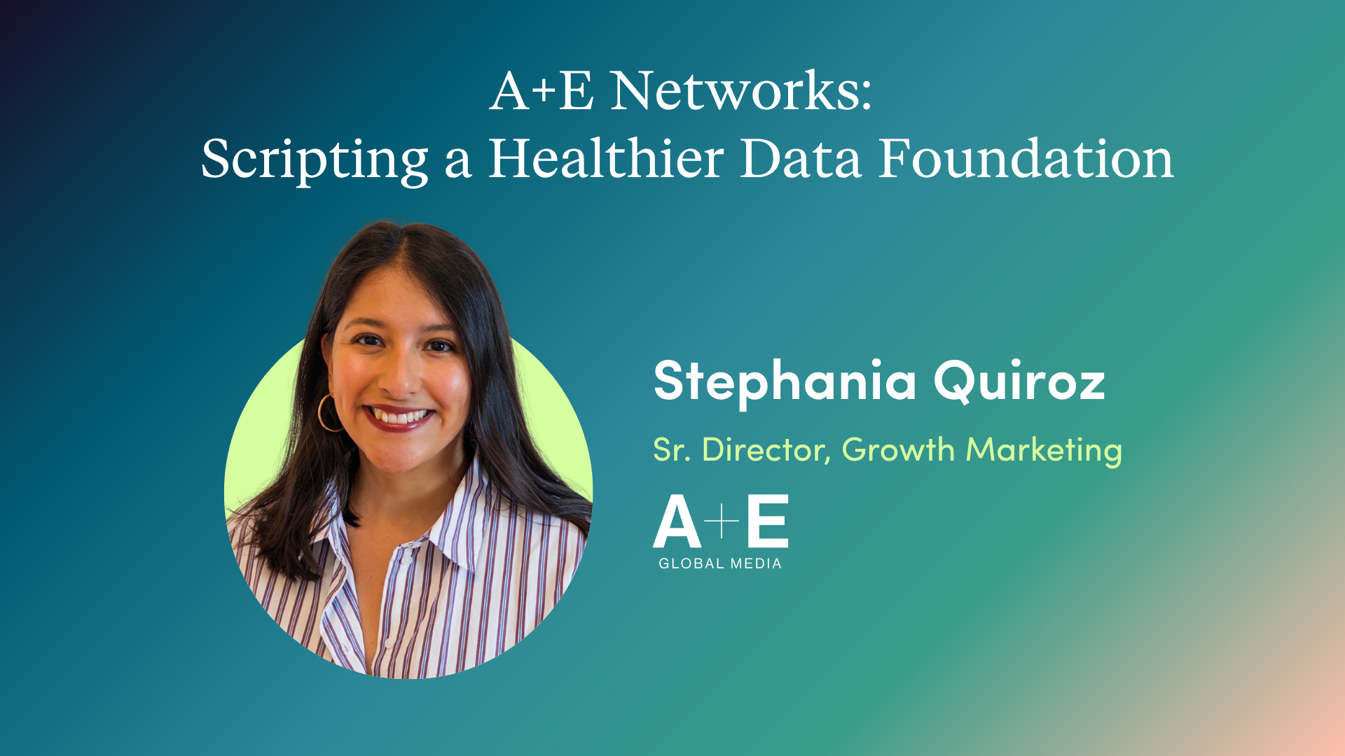 A+E Networks: Scripting a Healthier Data Foundation